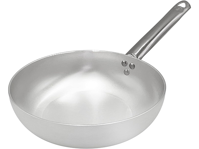 PADELLA SVASATA ALTA 1/M ALLUMINIO CM.22H6