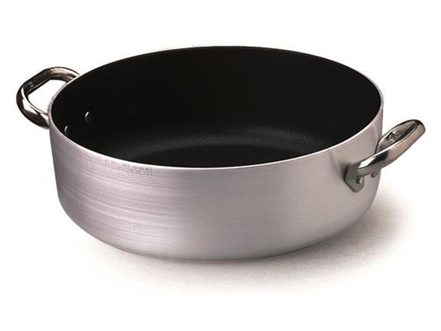 Cass. bassa 2/m all. antiaderente cm. 45 ALSA106S45