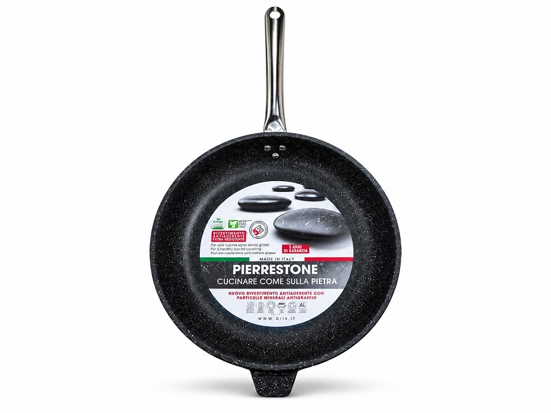 *PADELLA D.36 BASSA INDUZIONE MANICO IN ACCIAIO 48.36INDPSMACC PIERRESTON