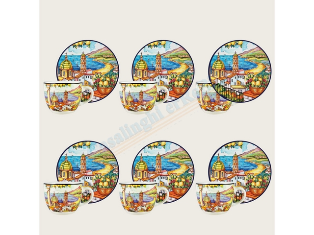 S/6 TZ. CAFFE\' C/PIATTO 55928