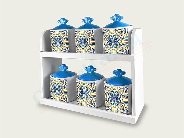 S/6 BARATTOLI 7X7X10 C/MENS VIETRI