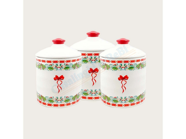 TRIS BARATTOLI CERAMICA 56216