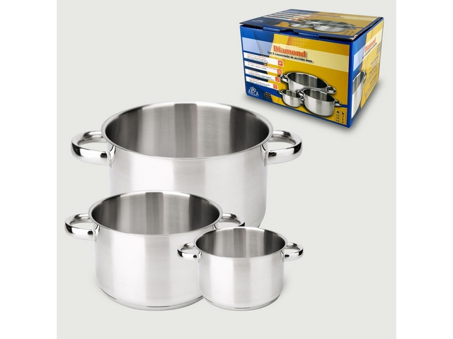 *DIAMOND S/3 PENTOLE CM.14/16/1858284