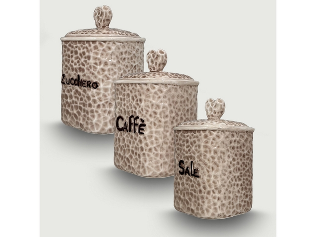 TRIS BARATTOLI CM.10X10XH15 TORTORA