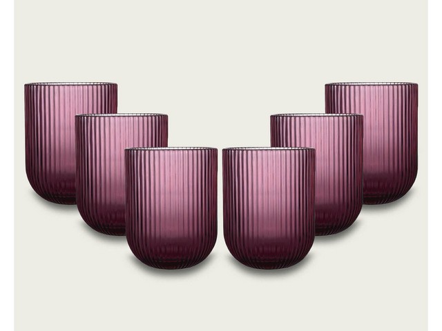 TUMBLER ETERNITY C/6 250ML PORPORA  58394