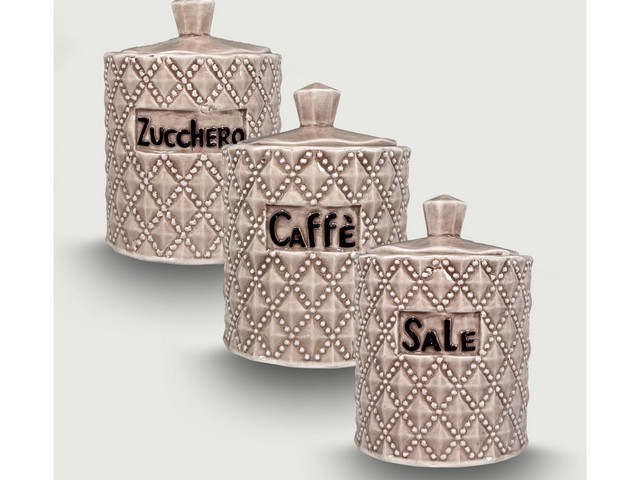 TRIS BARATTOLI CM.10XH15 TORTORA 70013