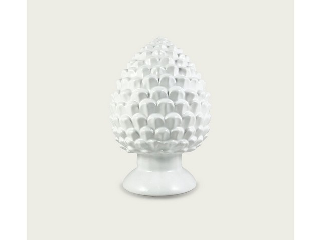 PIGNA CERAMICA 11X11X16 CM. BIANCO 56004