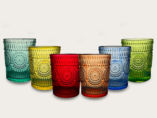 S/6 TUMBLER COLORATI 58419