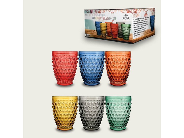 S/6 BICCH. C.BLOSSOM COLOR.ASS.27ML 58850