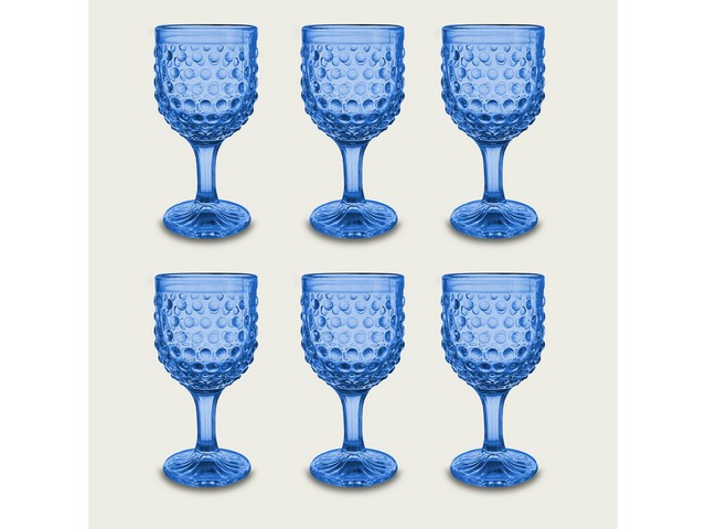 S/6 CALICI BLOSSOM 34CL BLU 58416