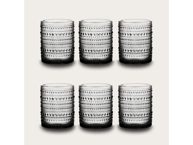 TUMBLER SERENITY S/6 300ML TRASPARENTE 58813