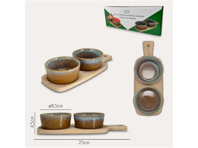 CIOTOLE 2PZ REACTIVE C/VASSOIO 956106