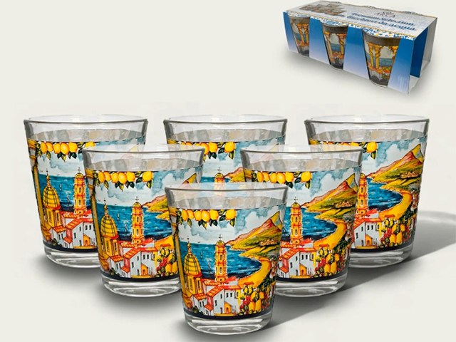 *BICCHIERI AMALFI C/6 30CL 956302