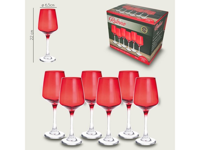 S/6 CALICI VETRO 41CL 1051