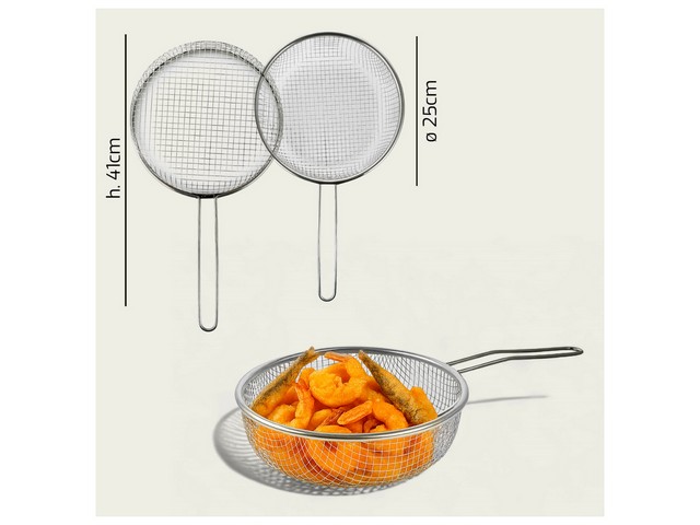 CESTELLO FRITTURA 25XH41CM 1261
