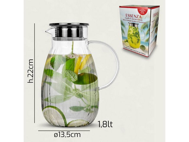 CARAFFA ESSENZA TRASPARENTE    1800ML 1251