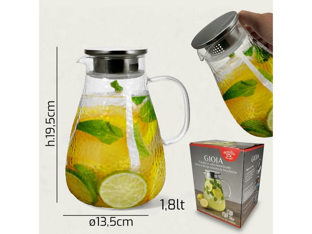 GIOIA CARAFFA TRASPARENTE    1800ML 1249