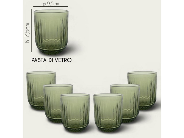 S/6 BICCHIERI ROYAL FUMO 1231