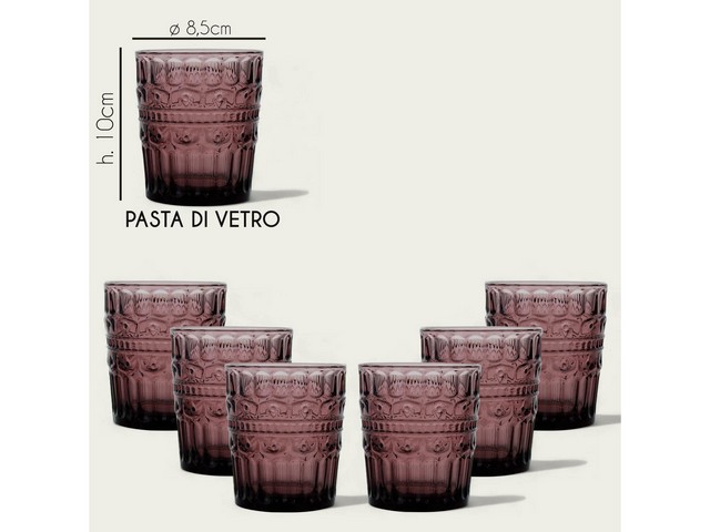 S/6 BICCHIERI HERITAGE PORPORA 1245