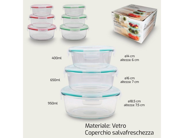 *ERMETIKO S/3 CONT TONDI C/COP 1324