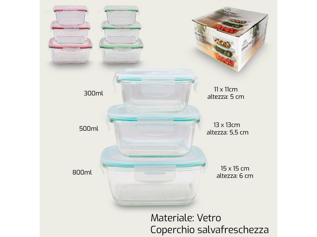 *ERMETIKO S/3 CONT QUADRATO C/COP 1326