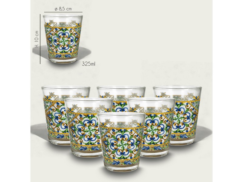 BICCHIERI C/6 CL.33 PORTOFINO 1551