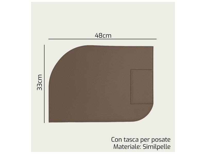 TOVAGLIETTA ONDA CM.33X48 C/TASCA TORTORA 1527