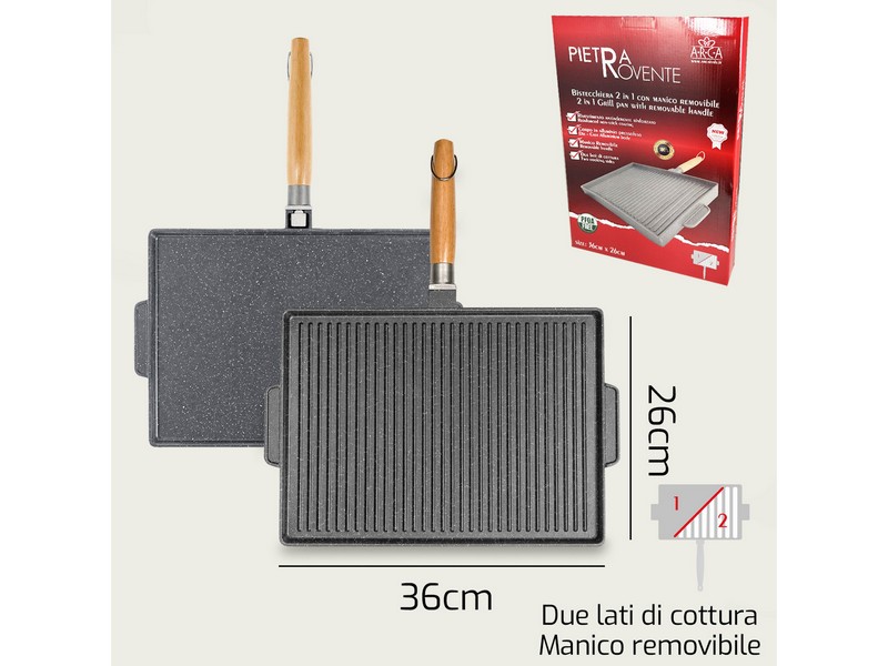 GRILL DOUBLE CM.36X26 P.ROVENTE1512
