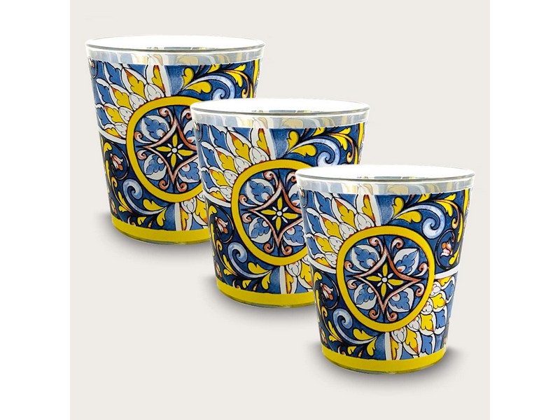 *BICCHIERI PORTOCERVO C/3 CL.27 80002