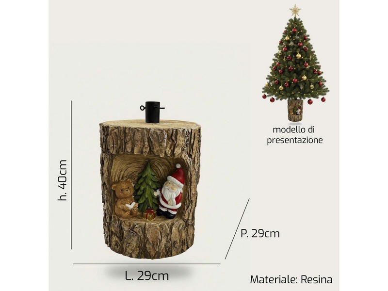 *BASE ALBERO RESINA CM.40H 1733