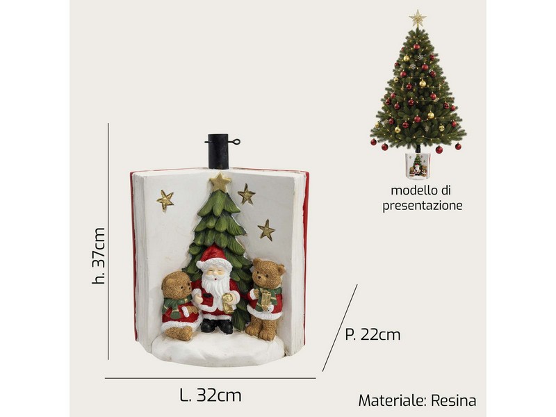 *BASE ALBERO RESINA CM.38H 1736