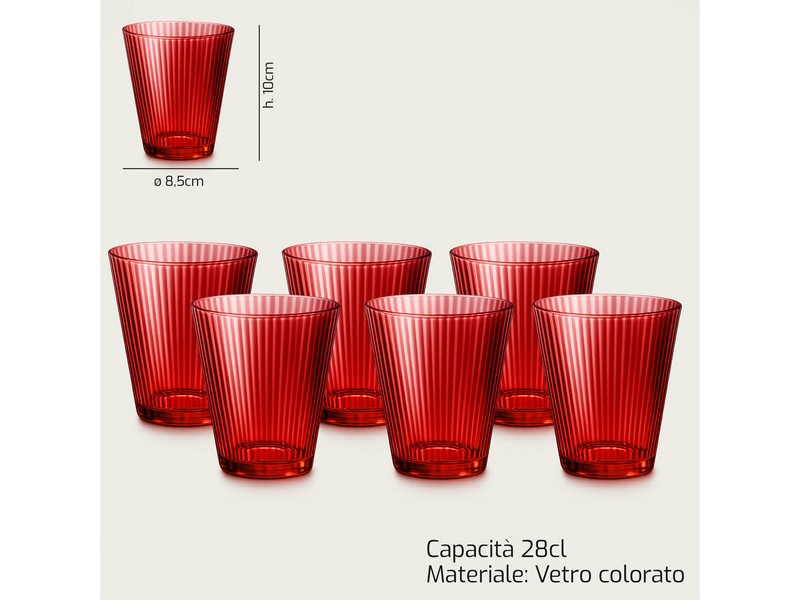 *BICCHIERI C/6 BICCHIERI 1823