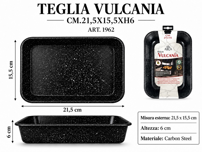 TEGLIA VULCANIA CM.21,5X15,5XH61962
