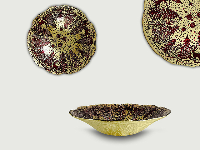 BOWL NORDIC GOLD CM.40 60018