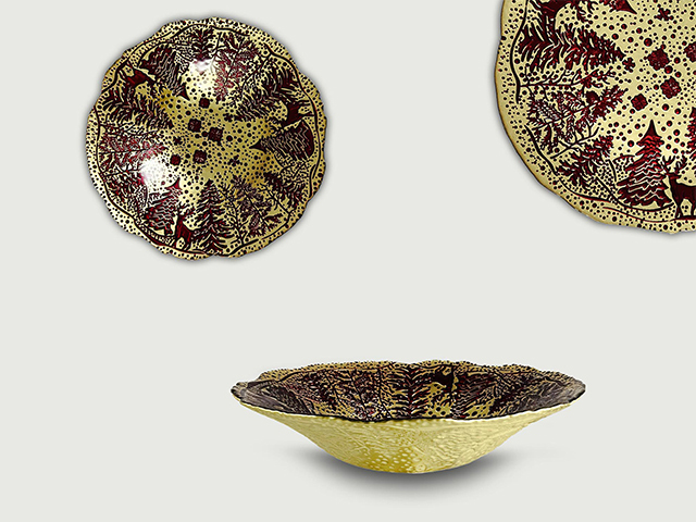 BOWL NORDIC GOLD CM.33 60019