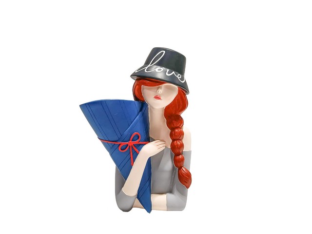 FUNKY GIRL RESINA PORTAFIORI BLUE  A27927