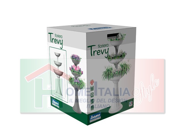 FLOWER BOX Trevy WHITE