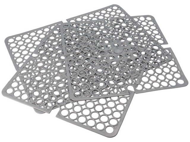 *TAPPETO LAVELLO SET 3PZ ARGENTO10147