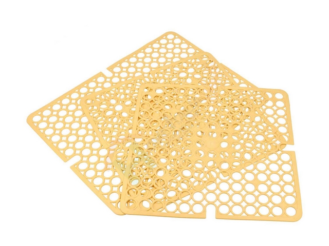 *TAPPETO LAVELLO SET 3PZ GIALLO 10146