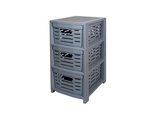 CARRELLO MULTIUSO UNIKO - 3 CST- GRIGIO