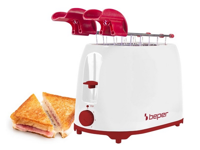 TOSTAPANE BIANCO ROSSO P101TOS100
