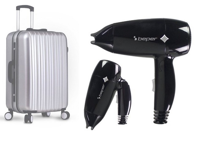 ASCIUGACAPELLI DA VIAGGIO PIEGHEVOLE 1200W P301ASC100