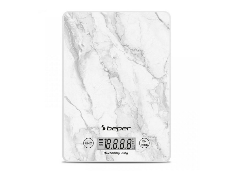 BILANCIA CUCINA DIGITALE MARMO BIANCO P102BIL004