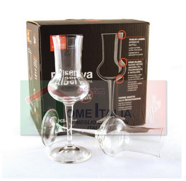 BICCHIERE RISERVA GRAPPA C/6