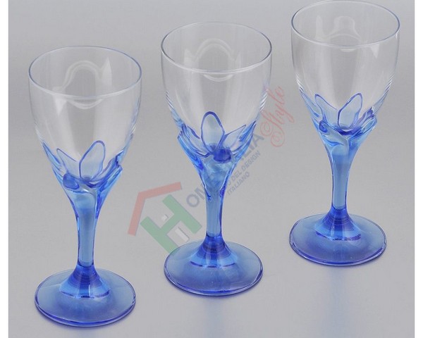 BOUQUET BLU C/3 CALICE CL.21