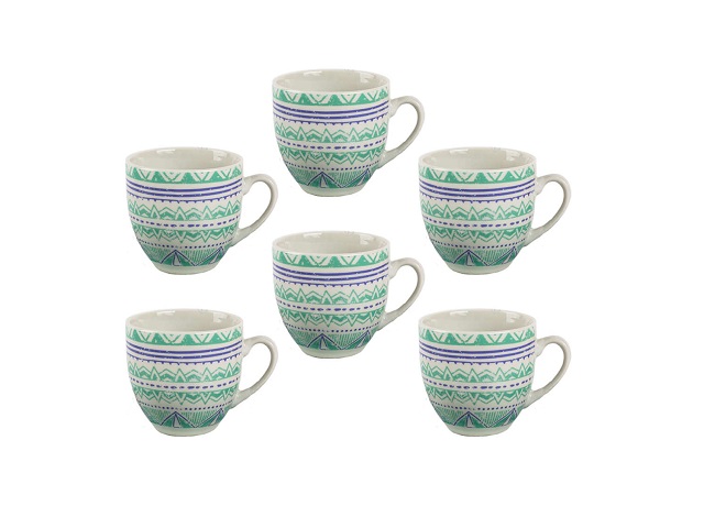 *TAZZA CAFFE' S/P 6PZ 25445 ZAIRA4