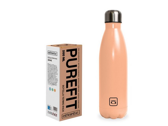 BOTTIGLIA TERMICA INOX ARANCIO 1000ML BORRACCIA PUREFIT