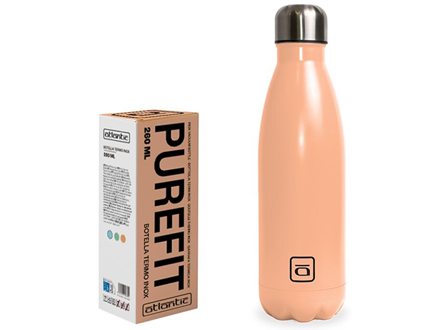 BOTTIGLIA TERMICA INOX ARANCIO 750ML BORRACCIA PUREFIT