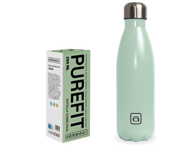 BOTTIGLIA TERMICA INOX VERDE 750ML  BORRACCIA PUREFIT