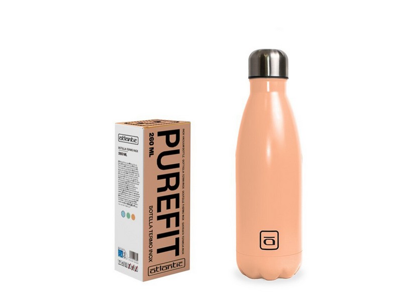 BOTTIGLIA TERMICA INOX ARANCIO 500ML BORRACCIA PUREFIT